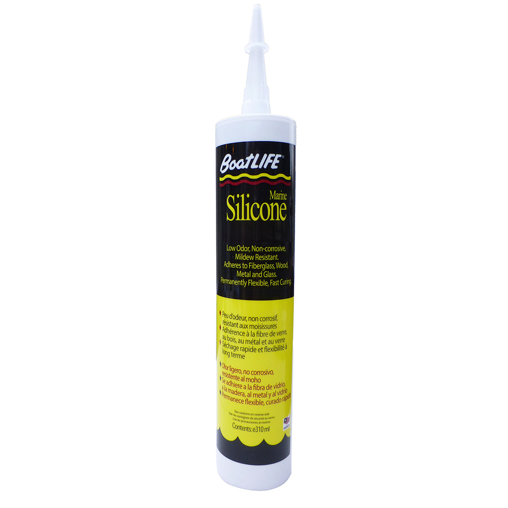 BoatLIFE Silicone Rubber Sealant Cartridge  White 1151