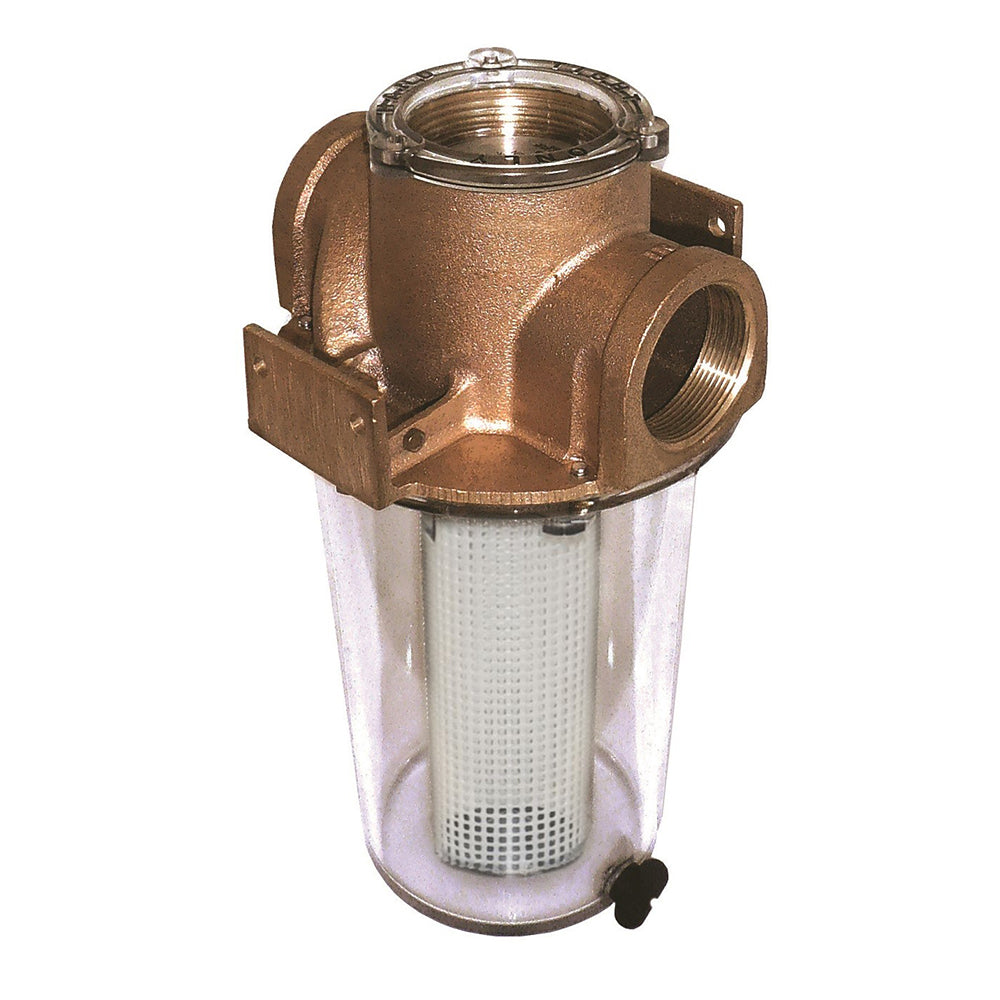 GROCO ARG755 Series 34 Raw Water Strainer wNonMetallic Plastic Basket ARG755P